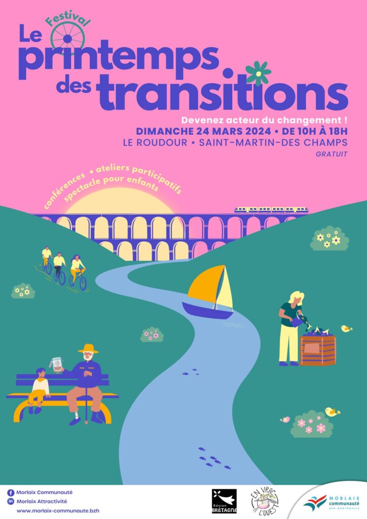 Affiche festival printemps des transitions